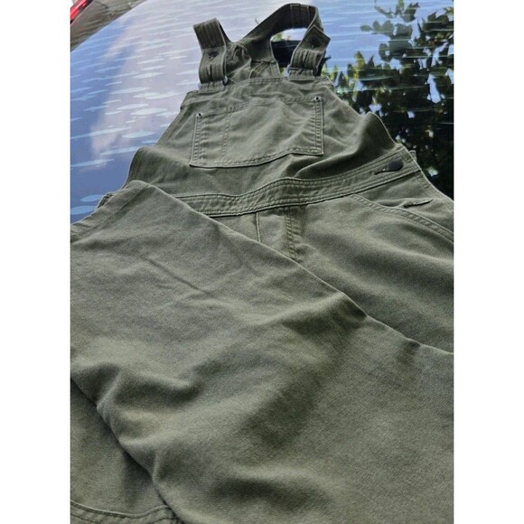 Patagonia Pants - Patagonia Olive Green/army Green Bib Overalls Worn Wear Hemp Canvas